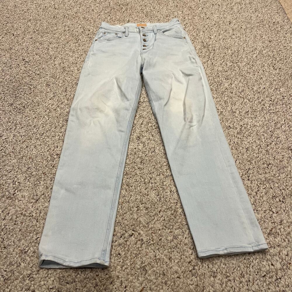 MOTHER Light Wash Straight Leg Jeans